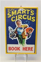 Lot 1906 - Vintage Billy Smart's Circus poster - Books...