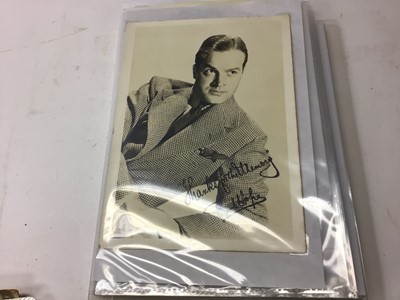 Lot 1426 - Good collection of mainly autopen signed Hollywood photographs of stars, genuine autographs include Cowboy Dave O'Brien