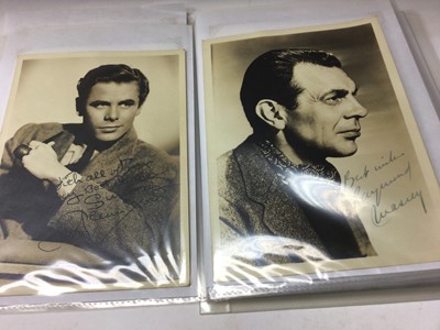 Lot 1426 - Good collection of mainly autopen signed Hollywood photographs of stars, genuine autographs include Cowboy Dave O'Brien