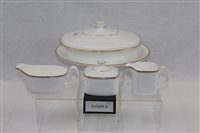 Lot 1111 - Royal Doulton Gold Concord tea and dinnerware...