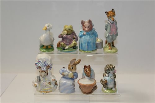 Lot 1069 - Eight Beswick Beatrix Potter figures - Miss...