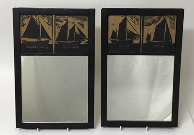 Lot 1129 - *James Dodds (b. 1957) pair of bespoke made wall mirrors