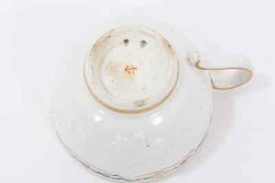 Lot 183 - A rare Chelsea Derby tea cup, circa 1770-83. See Sir Stephen Mitchell, The Marks on Chelsea Derby, plate 26, for a teapot, cup and saucer from this service, the author suggesting the decoration was...