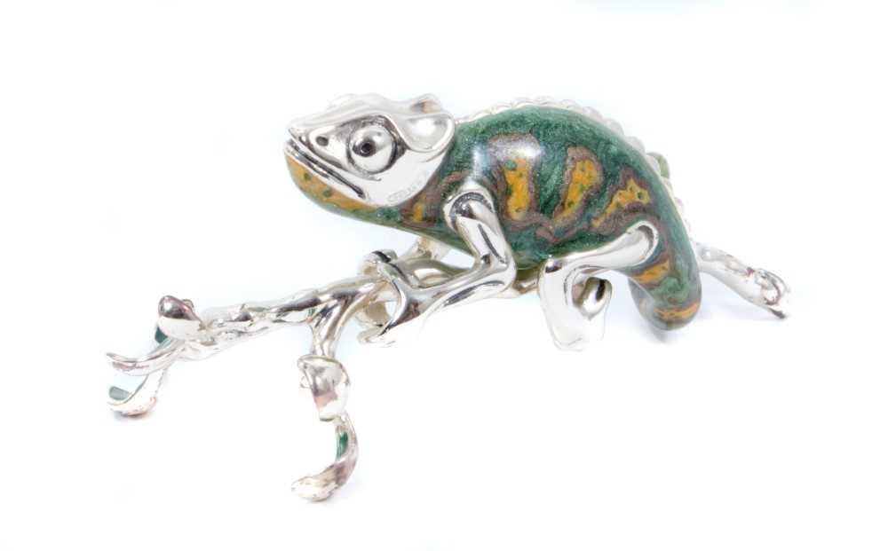 saturno enamel silver figurines