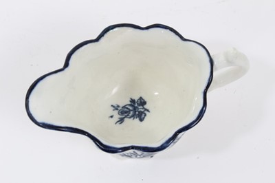 Lot 162 - Caughley blue printed 'Low Chelsea Ewer', circa 1780-85