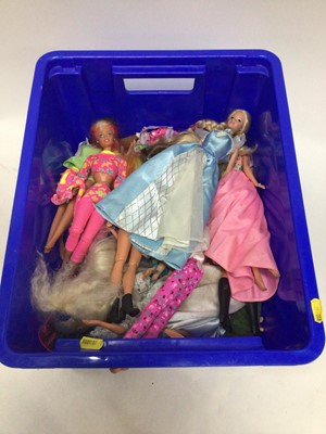 Lot 2439 - Vintage Barbie Dolls and clothing.