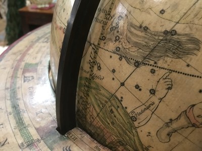 Lot 882 - Fine 18th century English 12 inch Celestial table globe