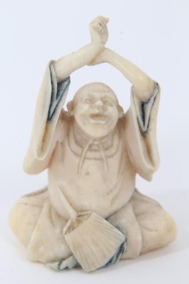 Lot 730 - Fine Japanese carved ivory netsuke