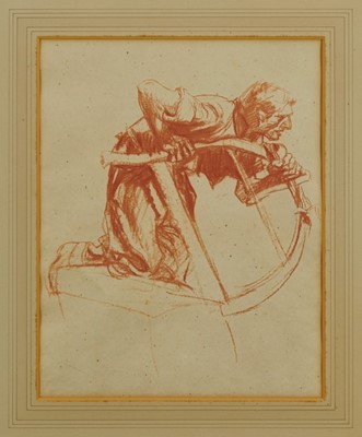 Lot 1213 - *Sir Frank Brangwyn (1867-1956) conte crayon drawing