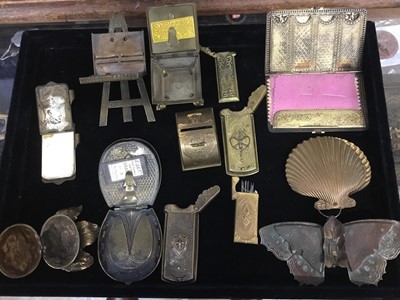 Lot 745 - Fine collection of late 19th / early 20th century brass novelty needle cases