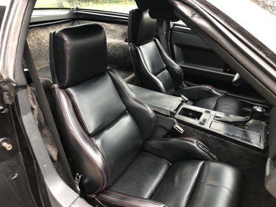 Lot 20 - 1986 Chevrolet Corvette Stingray, 5.7 litre V8, Automatic, finished in black with black leather interior, 69,000 miles indicated, MOT until March 7th 2022, supplied with keys, V5 and current MOT ce...