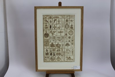 Lot 1903 - Tricia Newell, contemporary, signed limited edition etching - 'Curious Curios', 4/50, 52cm x 35cm, in glazed frame