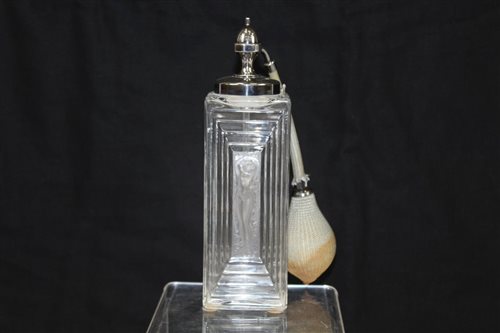 Lot 1091 - Lalique Duncan pattern atomiser perfume bottle,...