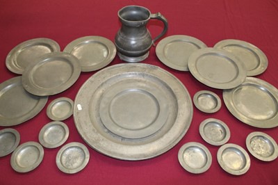 Lot 888 - Good extensive collection of pewter