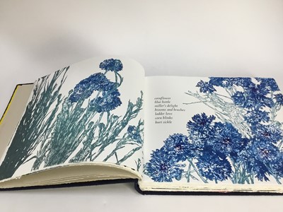 Lot 1998 - A Printmakers' Flora - a beautiful book published by Dartington Print Workshop in an edition of only 37, containing prints of British wildflowers by twenty-one printmakers, in its original case