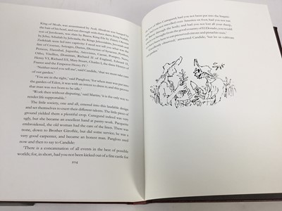 Lot 2001 - Voltaire, Candide - published by The Folio Society 2011 in an edition of 1000, illustrated by Quentin Blake, signed and numbered by Blake, in original case