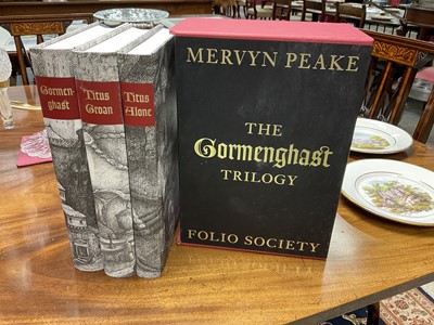 Lot 2007 - Melvyn Peake, The Gormenghast Trilogy, published in 2011 by The Folio Society, in slip case