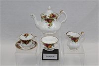 Lot 1098 - Royal Albert Old Country Roses tea, coffee and...
