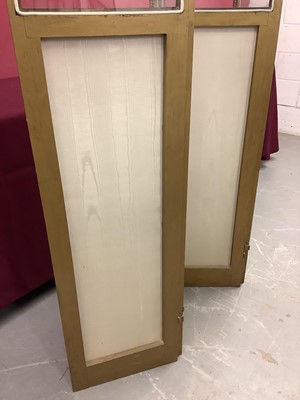 Lot 1180 - Early 20th century four fold screen
