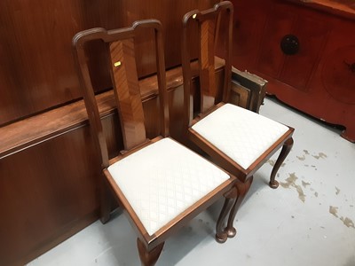 Lot 1166 - Matched set of six mahogany chairs