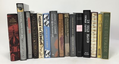Lot 2012 - Fifteen volumes of Folio Society books, including Coetzee, Suskind, etc