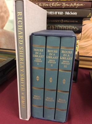 Lot 2016 - Twenty-three volumes of Folio Society books, including Tolstoy, Chekhov, Bronte, etc