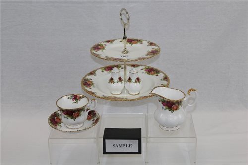 Lot 1107 - Royal Albert Old Country Roses tea and...