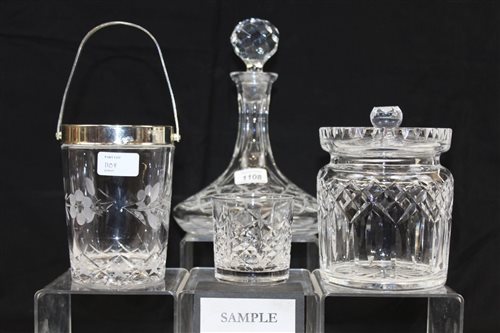 Lot 1108 - Group of cut glassware - including Royal...