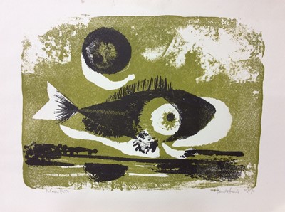 Lot 1231 - Graphic Studio Dublin, sponsors prints 1962, comprising five prints by Jan De Fouw, Patrick Hickey, Marian Jaffares, Leslie MacWeeney and Elizabeth Rivers, each from an edition of 70, paper size ap...