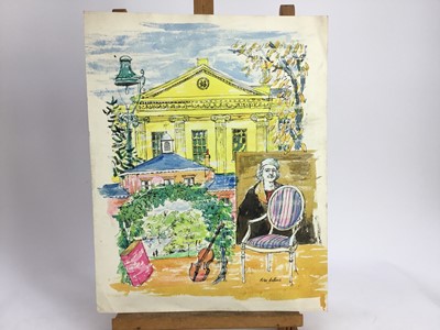 Lot 203 - Peter Collins (1923-2011) watercolour, untitled, signed, 49 x 39cm