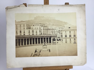 Lot 204 - Group of Grand Tour sepia photographs, together with a mid 20th century Bullfighting photograph