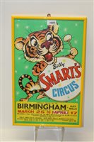 Lot 1908 - Vintage Billy Smart's Circus poster for...