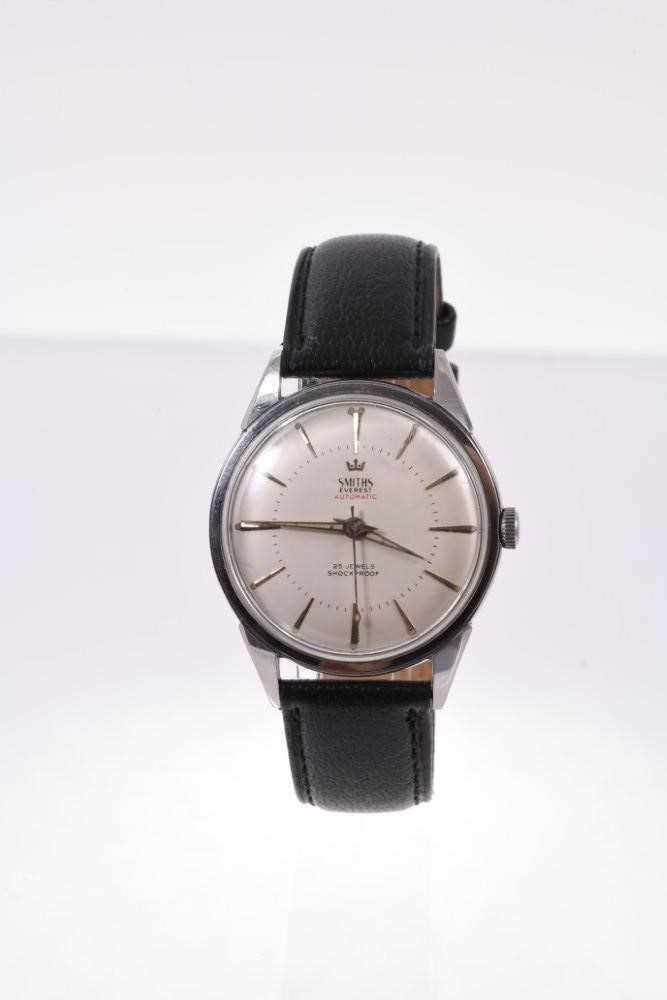 Lot 618 - Smith's Everest Automatic stainless steel wristwatch