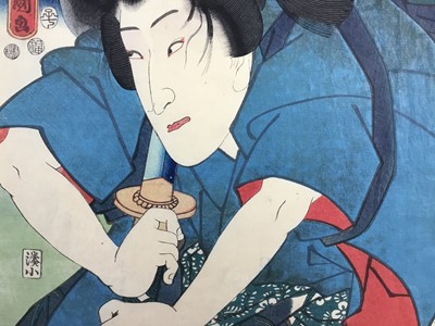 Lot 179 - Utagawa Kunisada (1786-1865) woodblock print