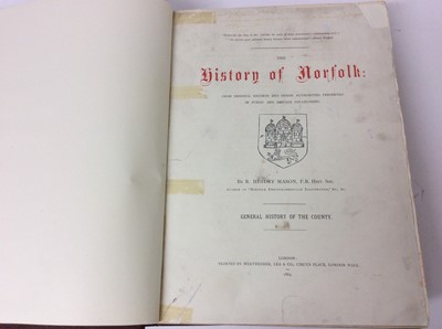 Lot 912 - East Anglian related books