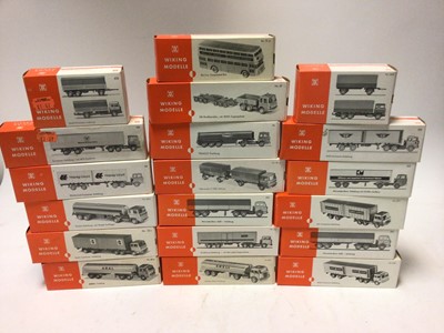 Lot 2271 - Selection of boxed Viking models including larger sets, lorries etc.