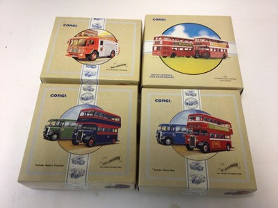 Lot 2285 - Diecast Corgi boxed selection of Coaches & Buses (25)