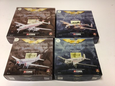 Lot 2289 - Diecast Corgi Aviation Archive selection (7)