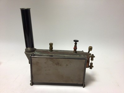 Lot 2292 - Live steam single cylinder model, Mill Engine type S50 by Stuart with separate Babcock boiler and burner (3)