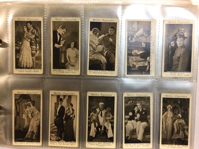 Lot 1555 - One album of cigarette cards to include theatre stars