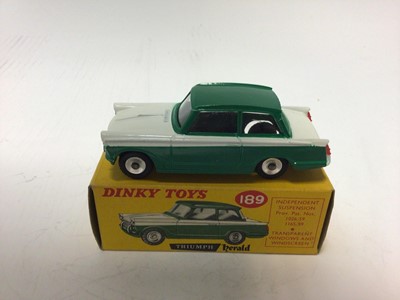 Lot 2310 - Dinky Triumph Herald No.189, boxed