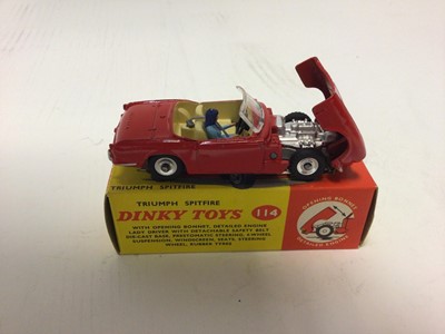 Lot 2311 - Dinky Triumph Spitfire No.114, boxed