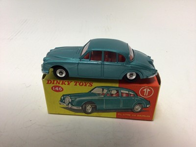 Lot 2314 - Dinky 2.5 litre V8 Daimler No.146, boxed