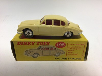 Lot 2337 - Dinky Jaguar 3.4 Saloon No.195, boxed