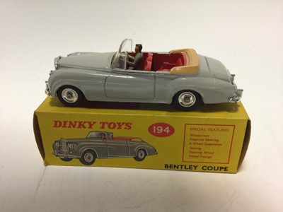 Lot 2341 - Dinky Bentley Coupe No.194, boxed