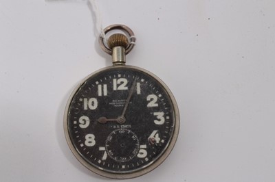 Lot 822 - First World War Military issue pocket watch