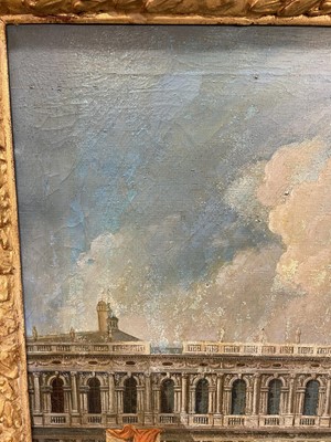Lot 1037 - Studio of Miguel Canals (20th century) after Canaletto - St Marks Square, Venice