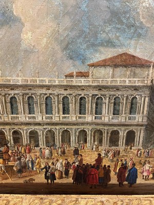 Lot 1037 - Studio of Miguel Canals (20th century) after Canaletto - St Marks Square, Venice