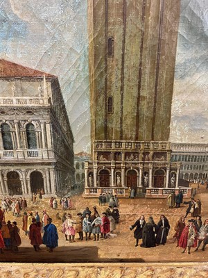 Lot 1037 - Studio of Miguel Canals (20th century) after Canaletto - St Marks Square, Venice