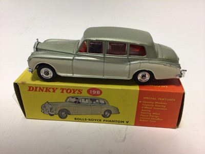 Lot 2346 - Dinky Rolls Royce phantom V No.198, boxed